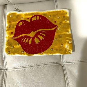 Hand painted clutch bag